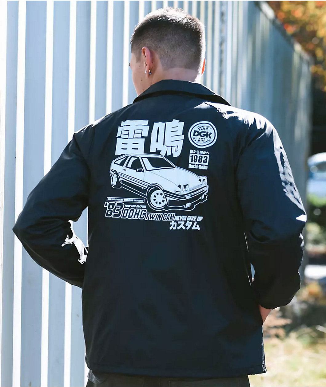 DGK Tuner Black Coaches Jacket