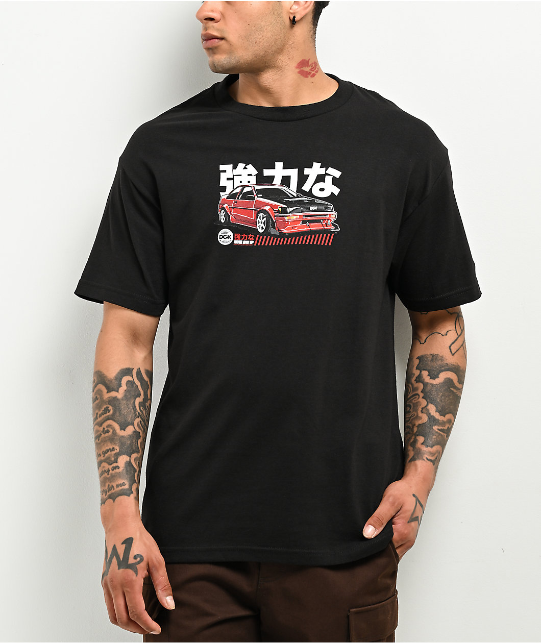 DGK Twin Cam Black T-Shirt