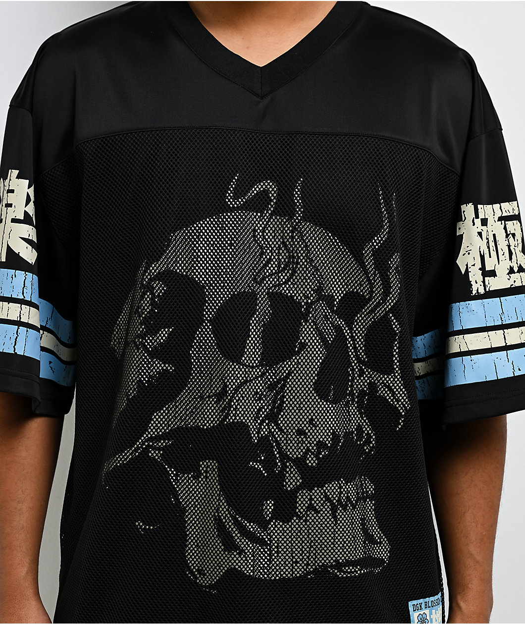 DGK Vapors Black Football Jersey