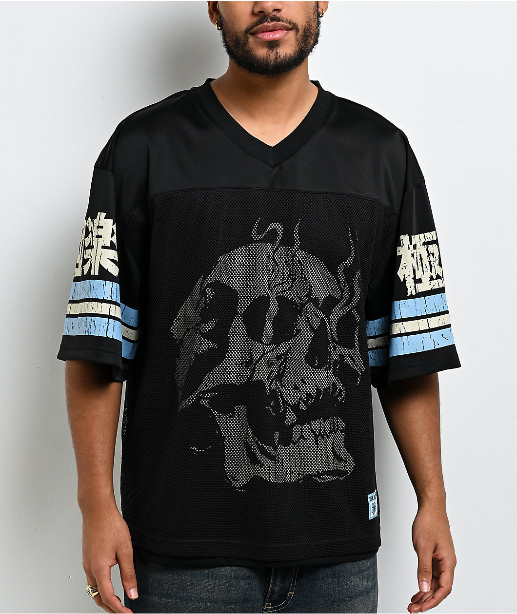 DGK Vapors Black Football Jersey