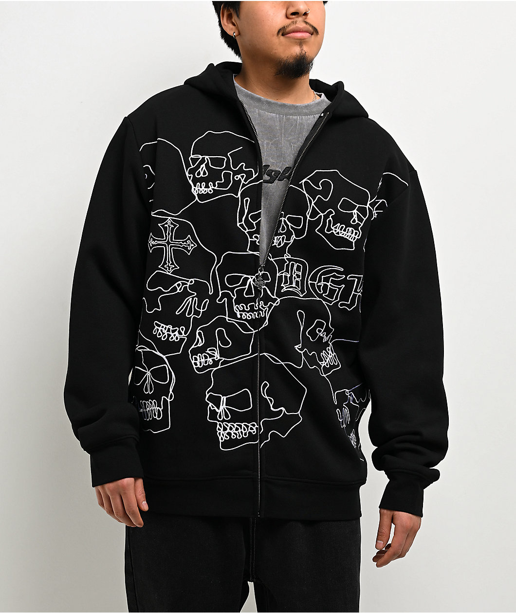 DGK Vault Black Zip Hoodie