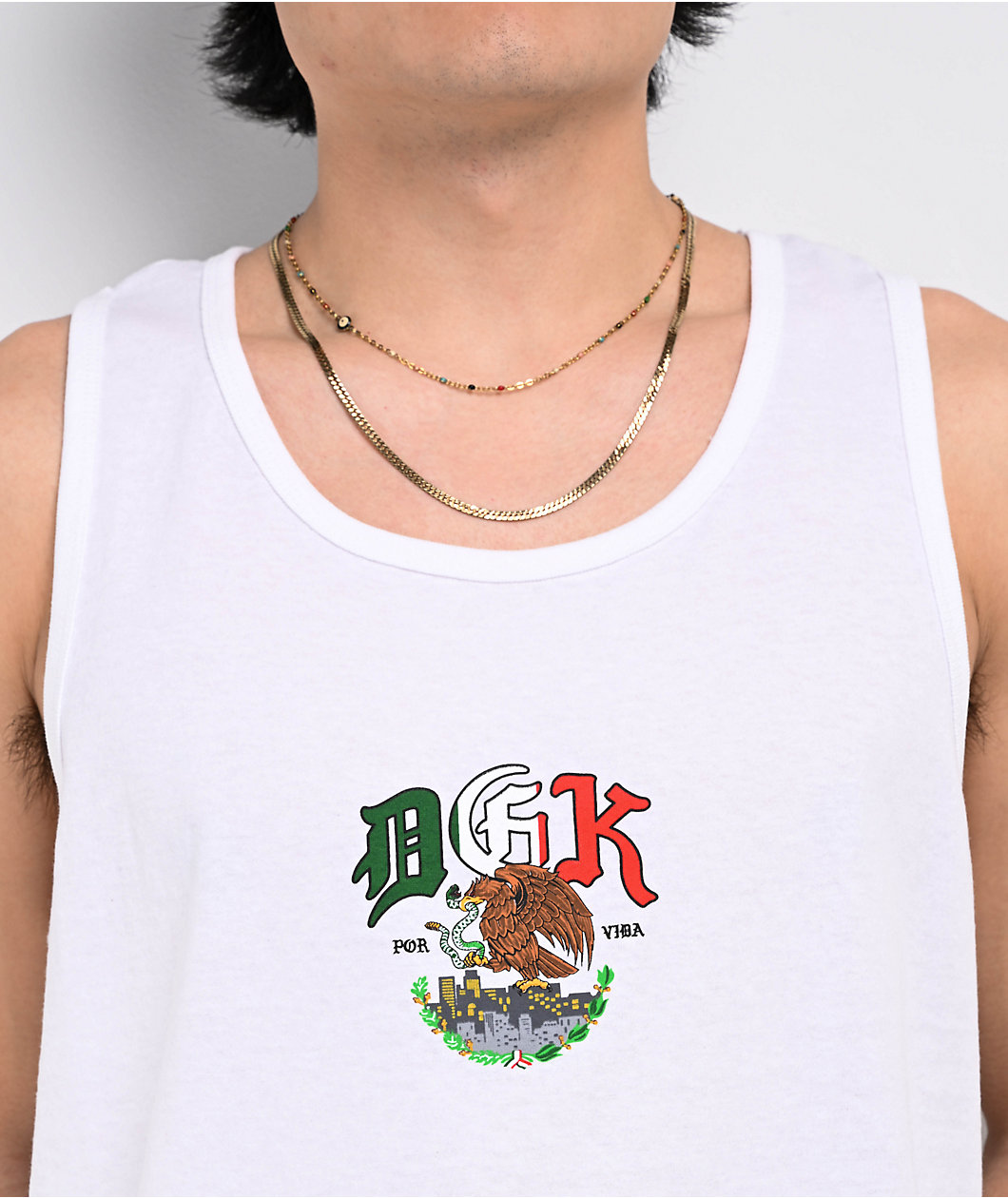 DGK Vivo White Tank Top