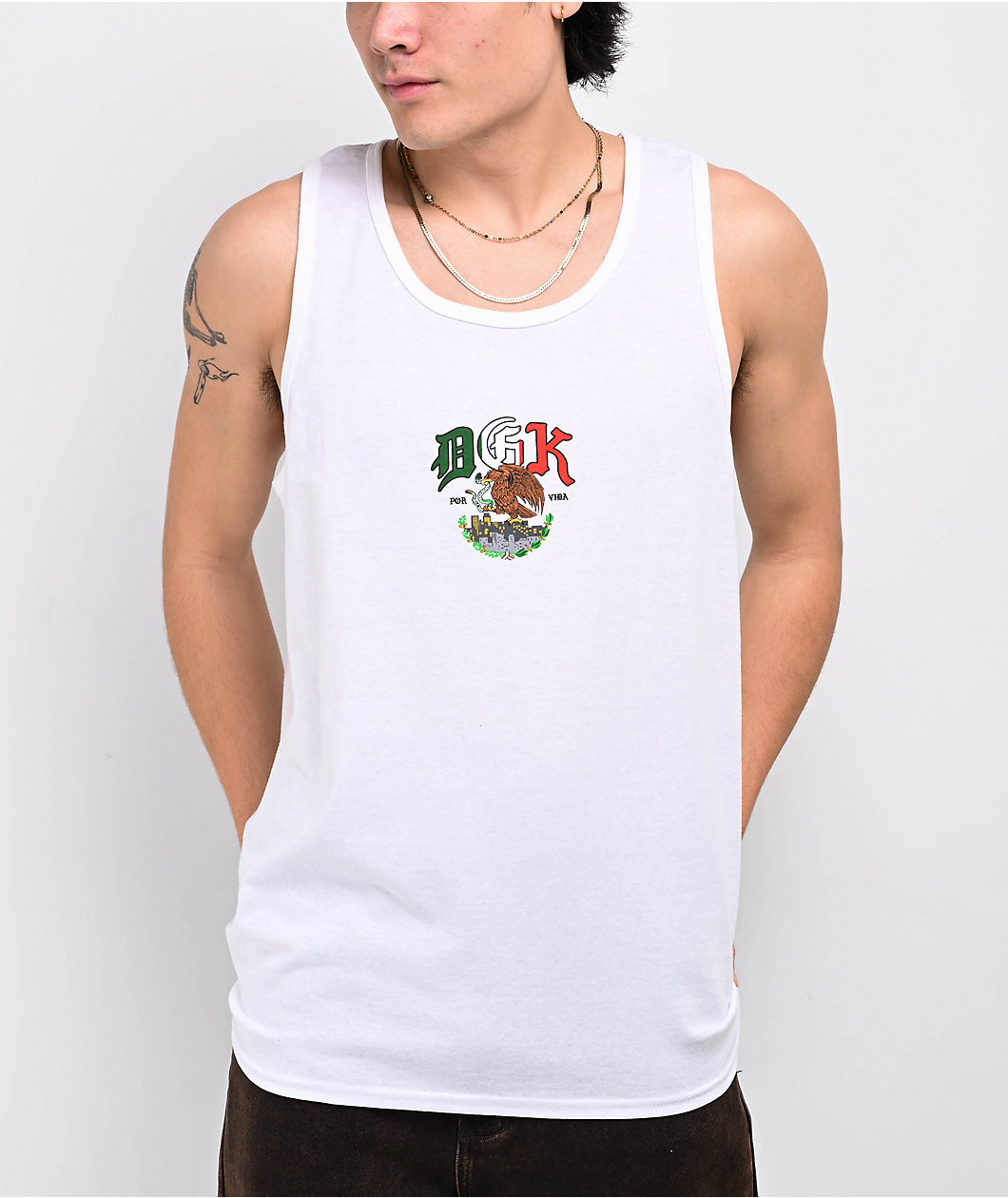 DGK Vivo White Tank Top