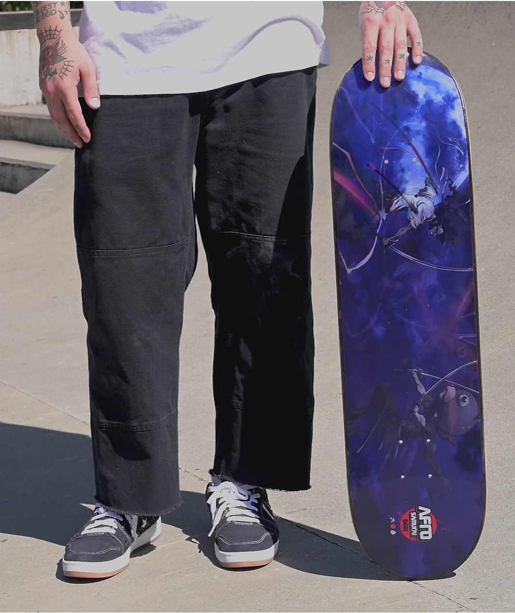 DGK x Afro Samurai Afro vs Kuma 8.25" Lenticular Skateboard Deck