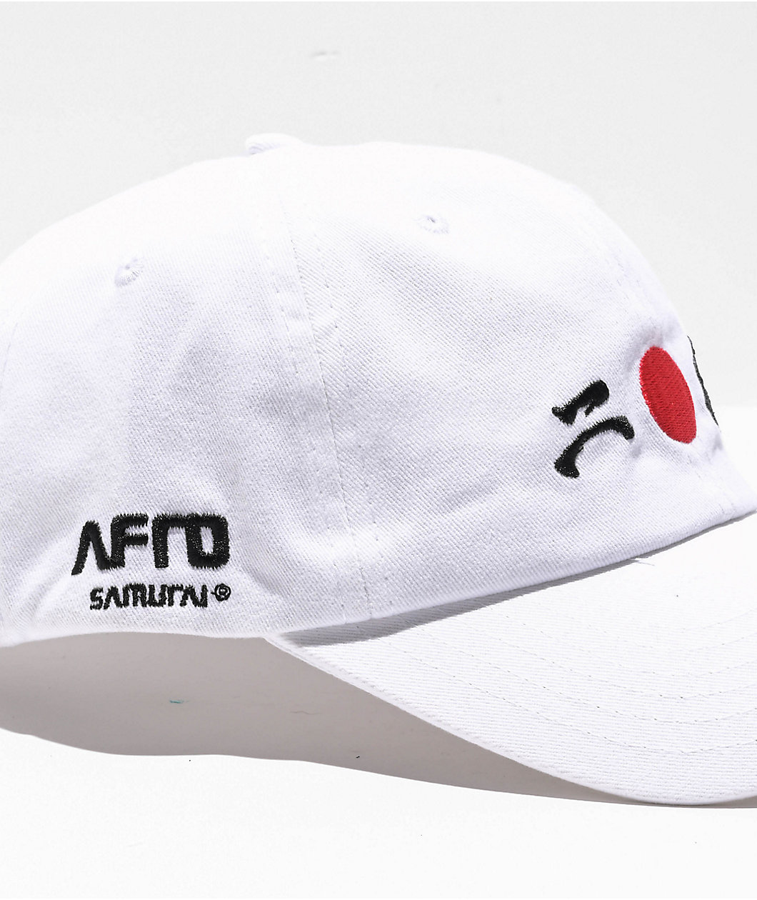 DGK x Afro Samurai Niban White Strapback Hat
