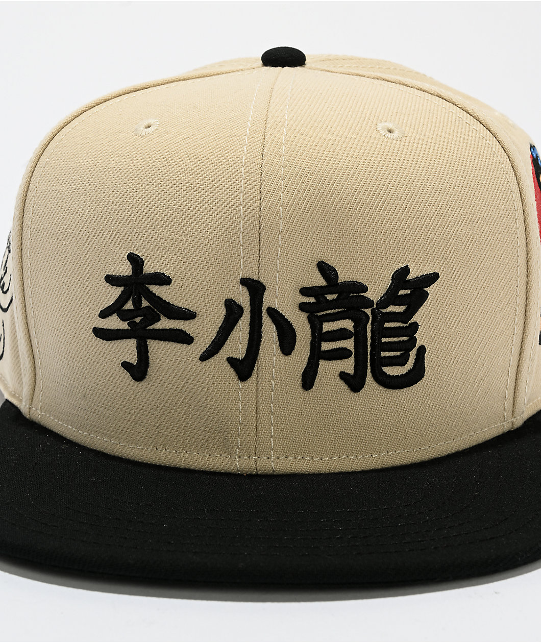 DGK x Bruce Lee Balance Natural & Black Snapback Hat