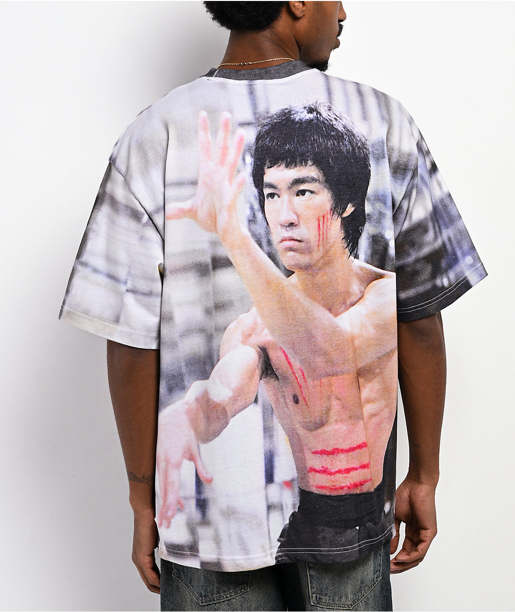 DGK x Bruce Lee Control Vintage White T-Shirt