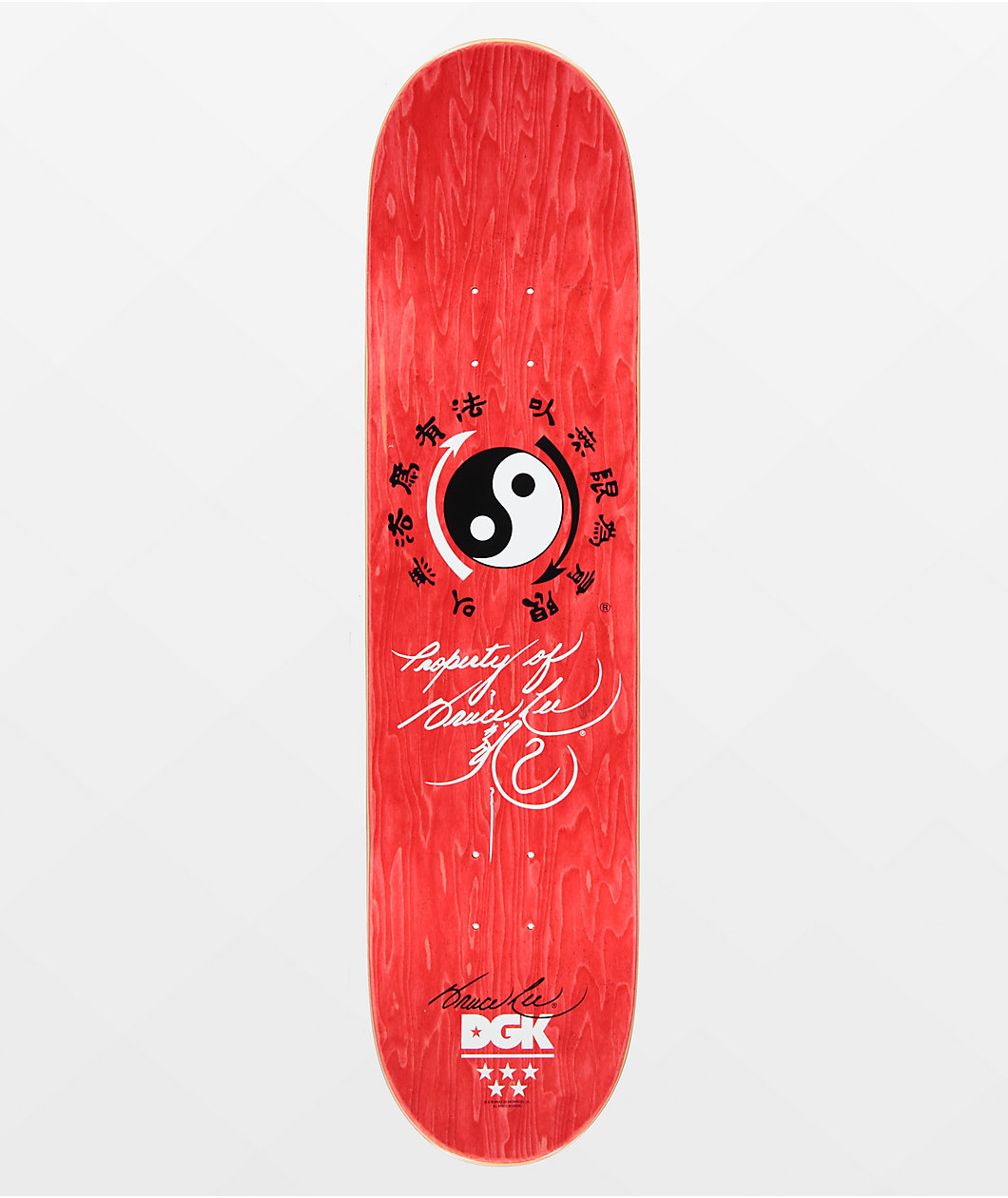 DGK x Bruce Lee Lenticular Golden Dragon 8" Skateboard Deck