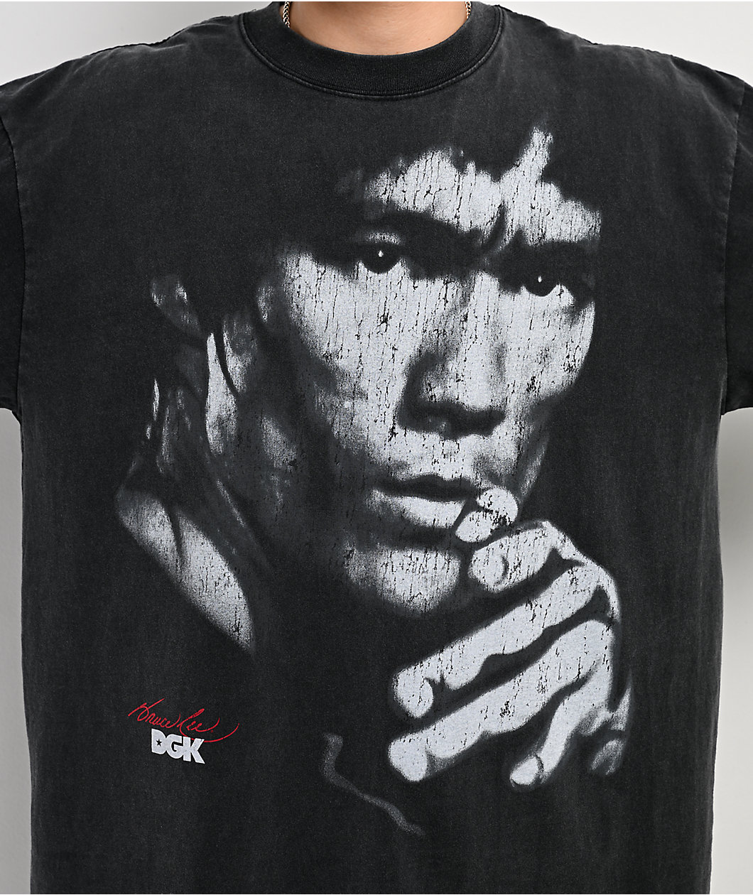 DGK x Bruce Lee Strike Vintage Black T-Shirt