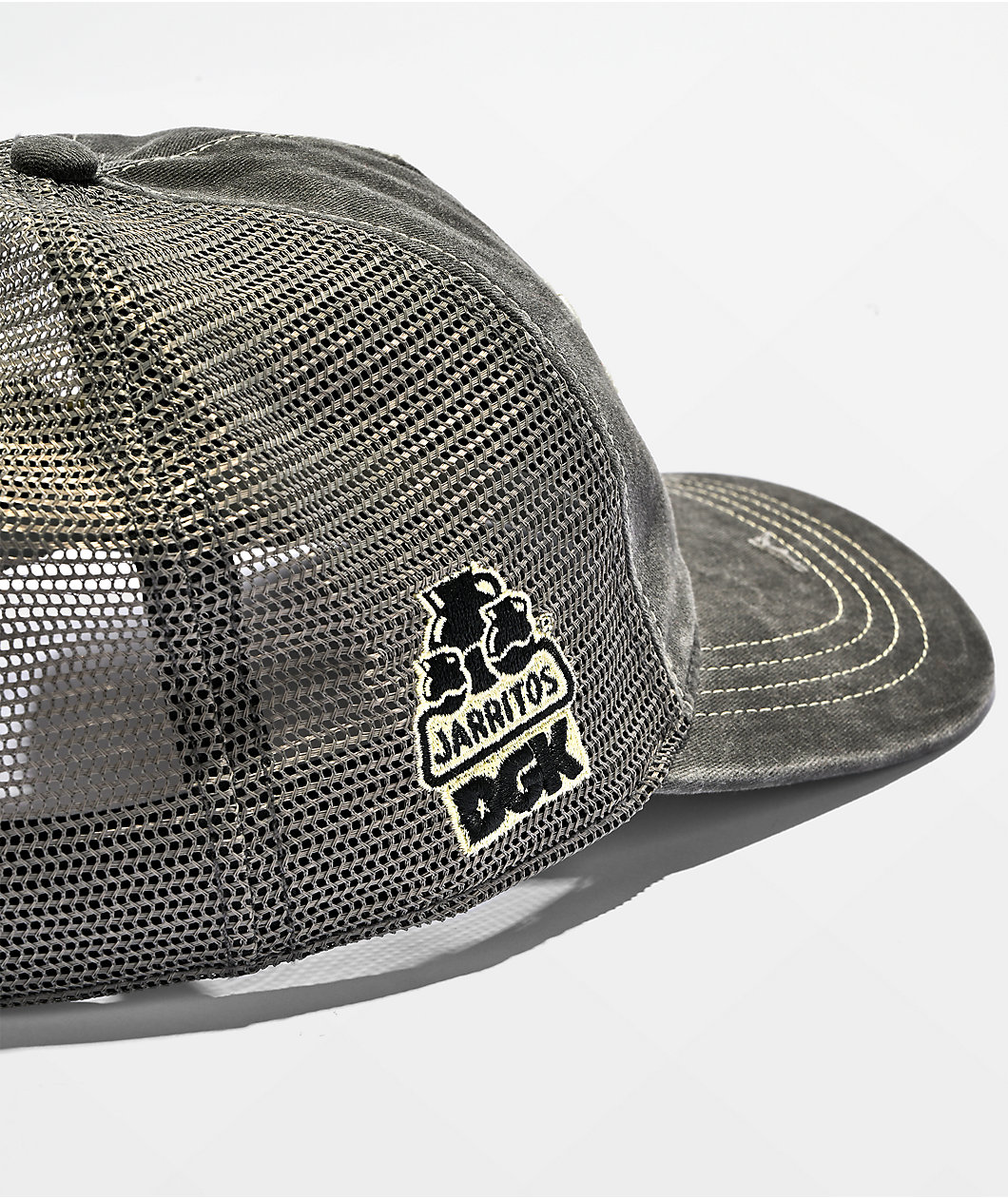 DGK x Jarritos Distressed Black Strapback Hat
