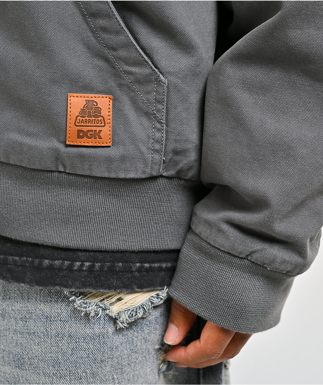 DGK x Jarritos Ice Cold Grey Wash Zip Jacket