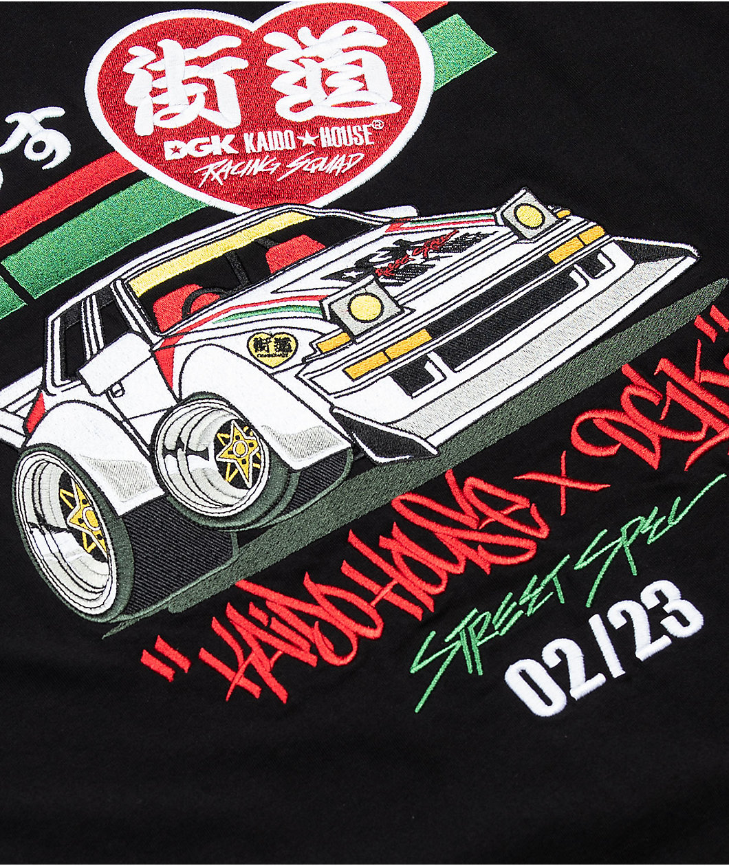DGK x Kaido House Camber Black T-Shirt
