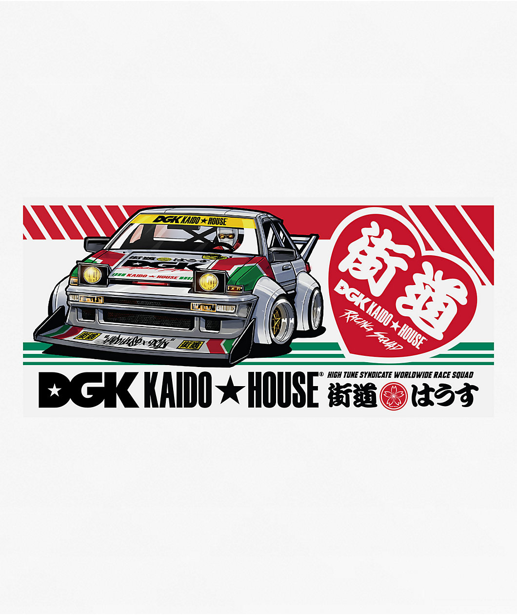 DGK x Kaido House Raceway Sticker