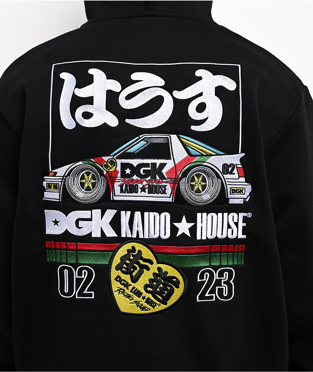 DGK x Kaido House Torque Black Hoodie