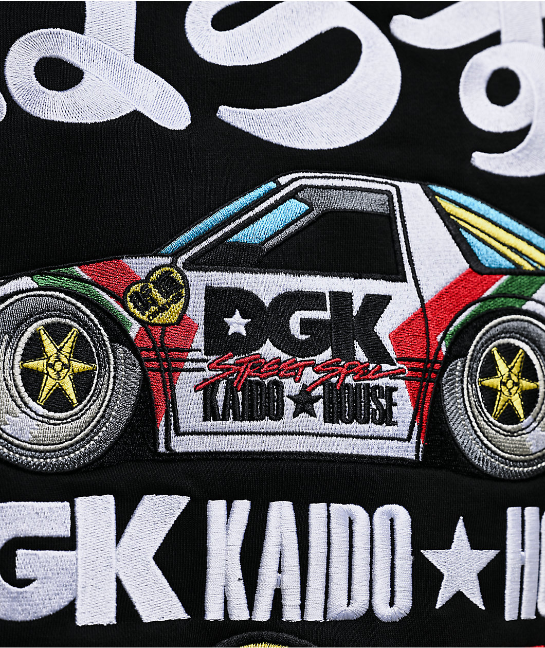 DGK x Kaido House Torque Black Hoodie