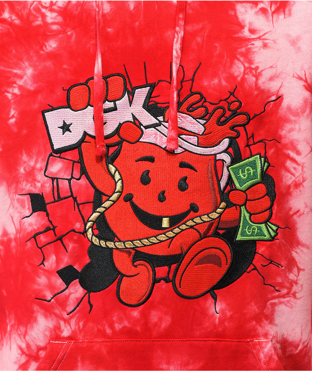 DGK x Kool-Aid Smash Red Tie Dye Hoodie