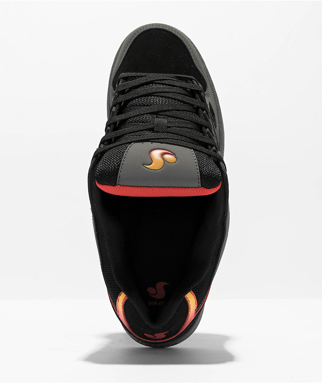 DVS Celsius Charcoal, Black & Red Skate Shoes