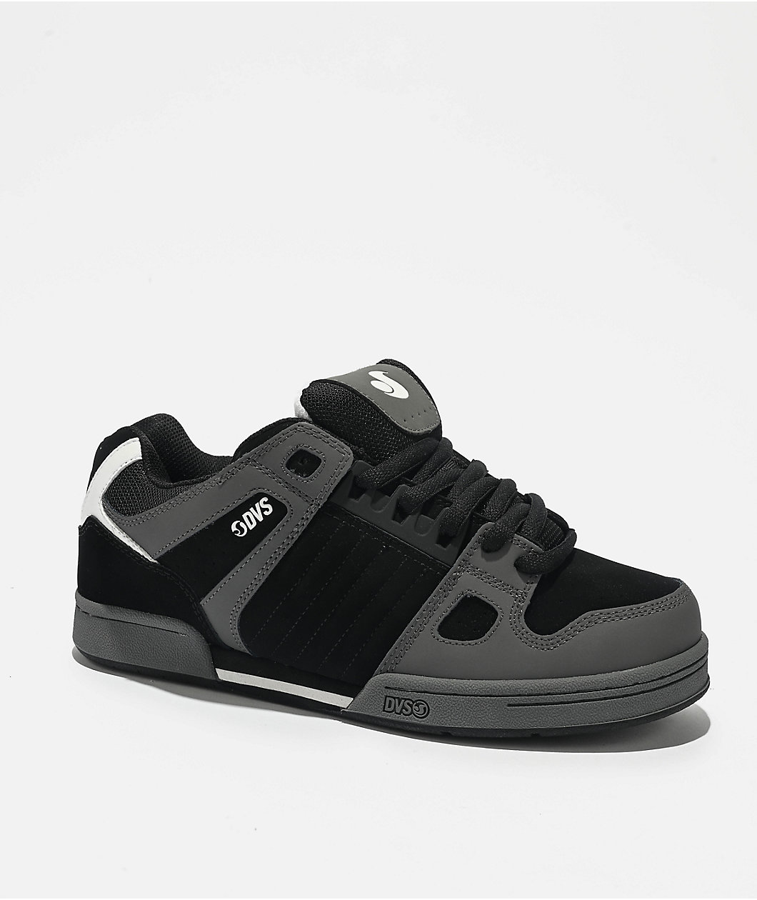 DVS Celsius Charcoal, Black & White Skate Shoes | MainPlace Mall