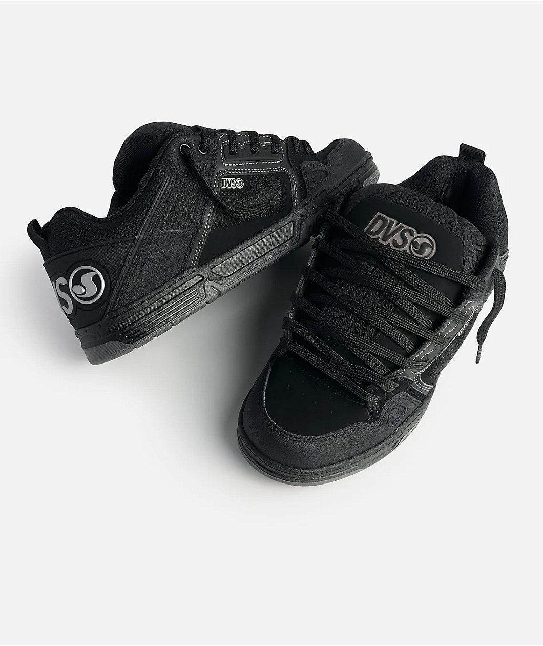 DVS Comanche Black & Charcoal Skate Shoes