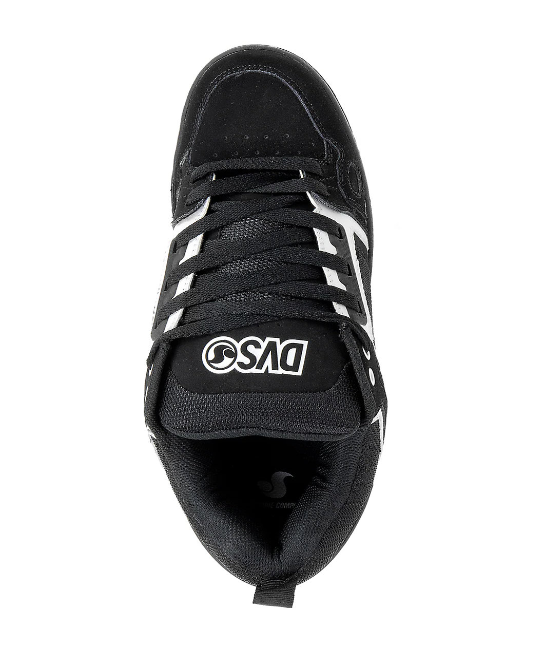 DVS Comanche Black & White Skate Shoes