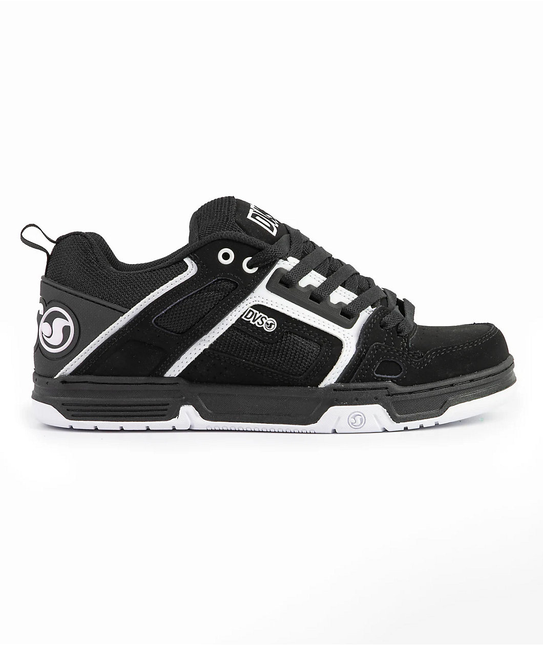 DVS Comanche Black & White Skate Shoes