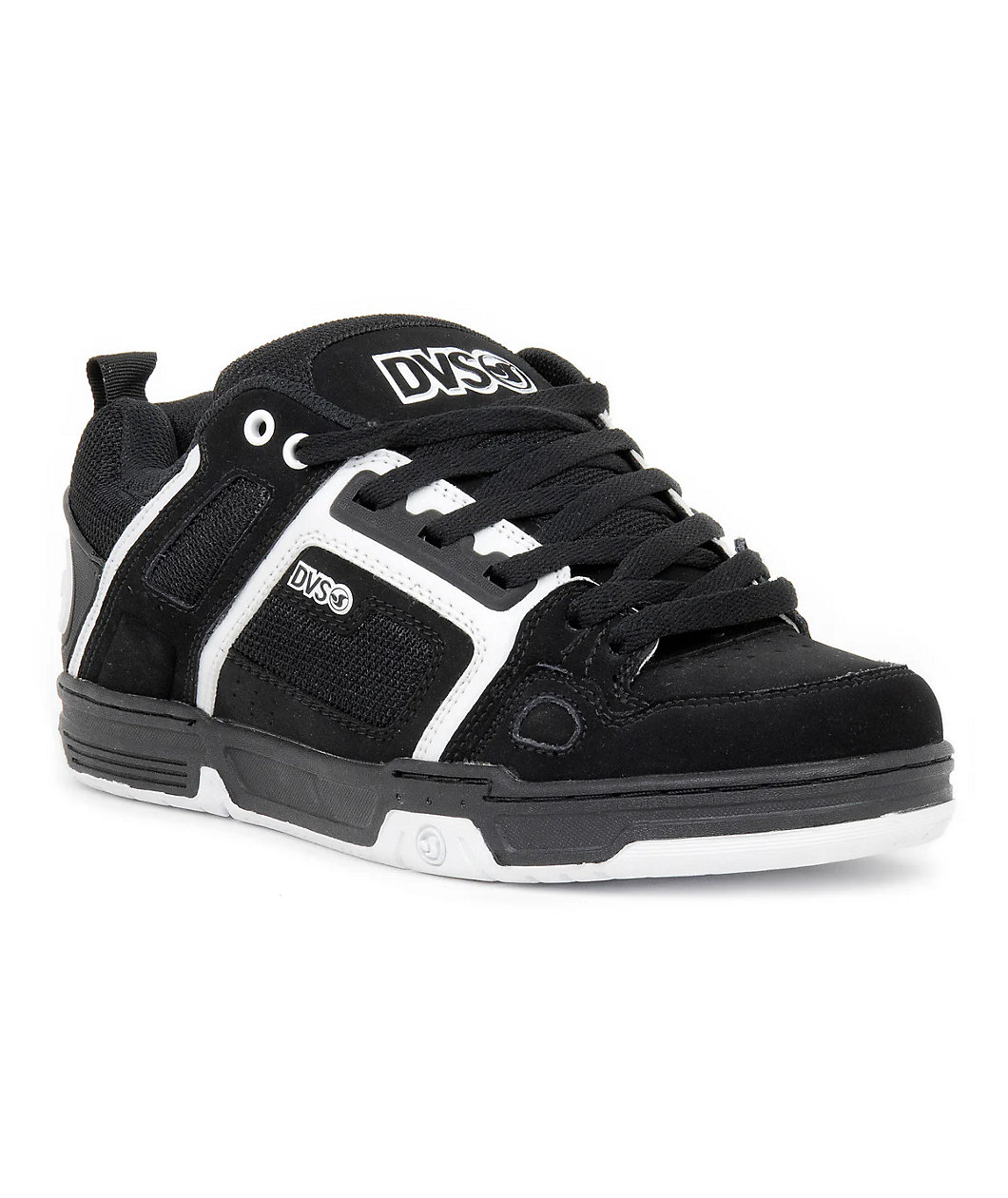 DVS Comanche Black & White Skate Shoes