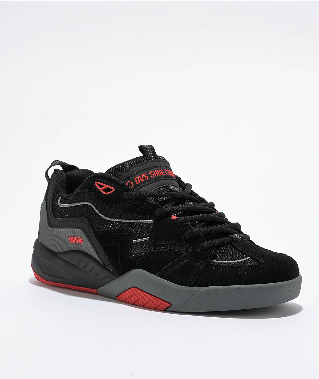 DVS Devious 2.0 Black & Red Skate Shoes