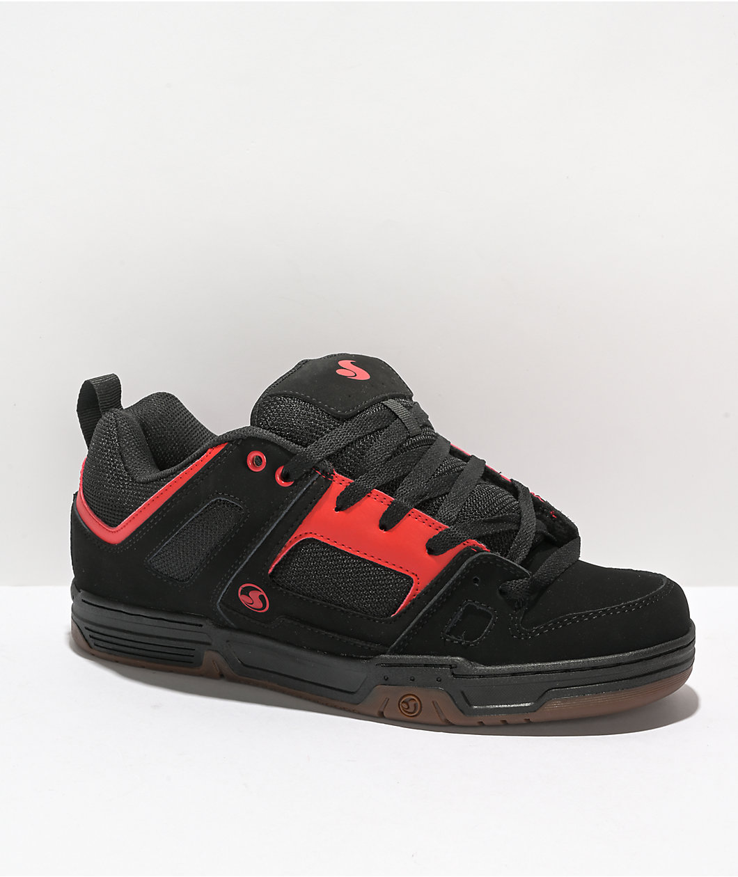 DVS Gambol Black, Red, & Gum Skate Shoes