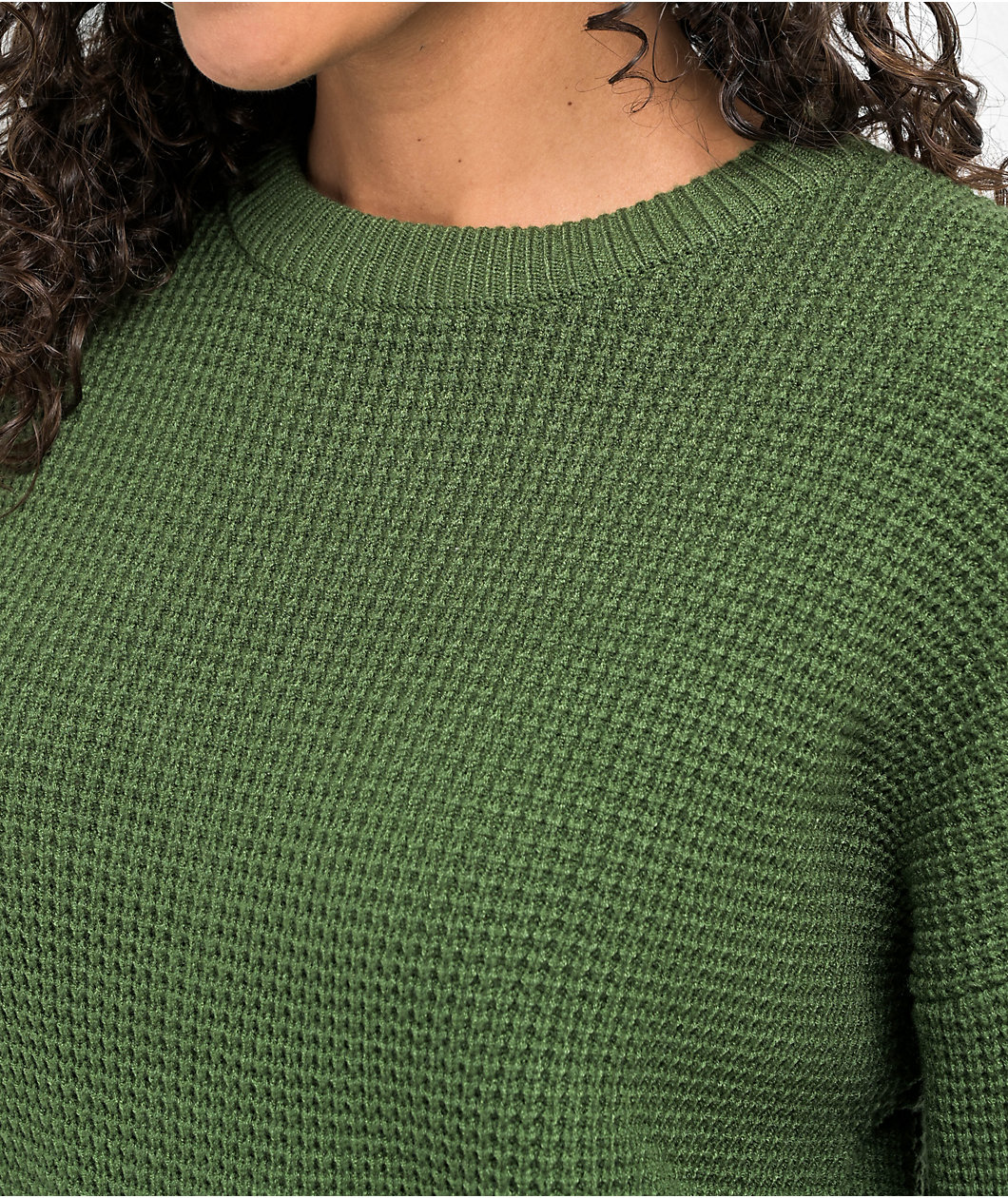 Daisy Street Green Sweater