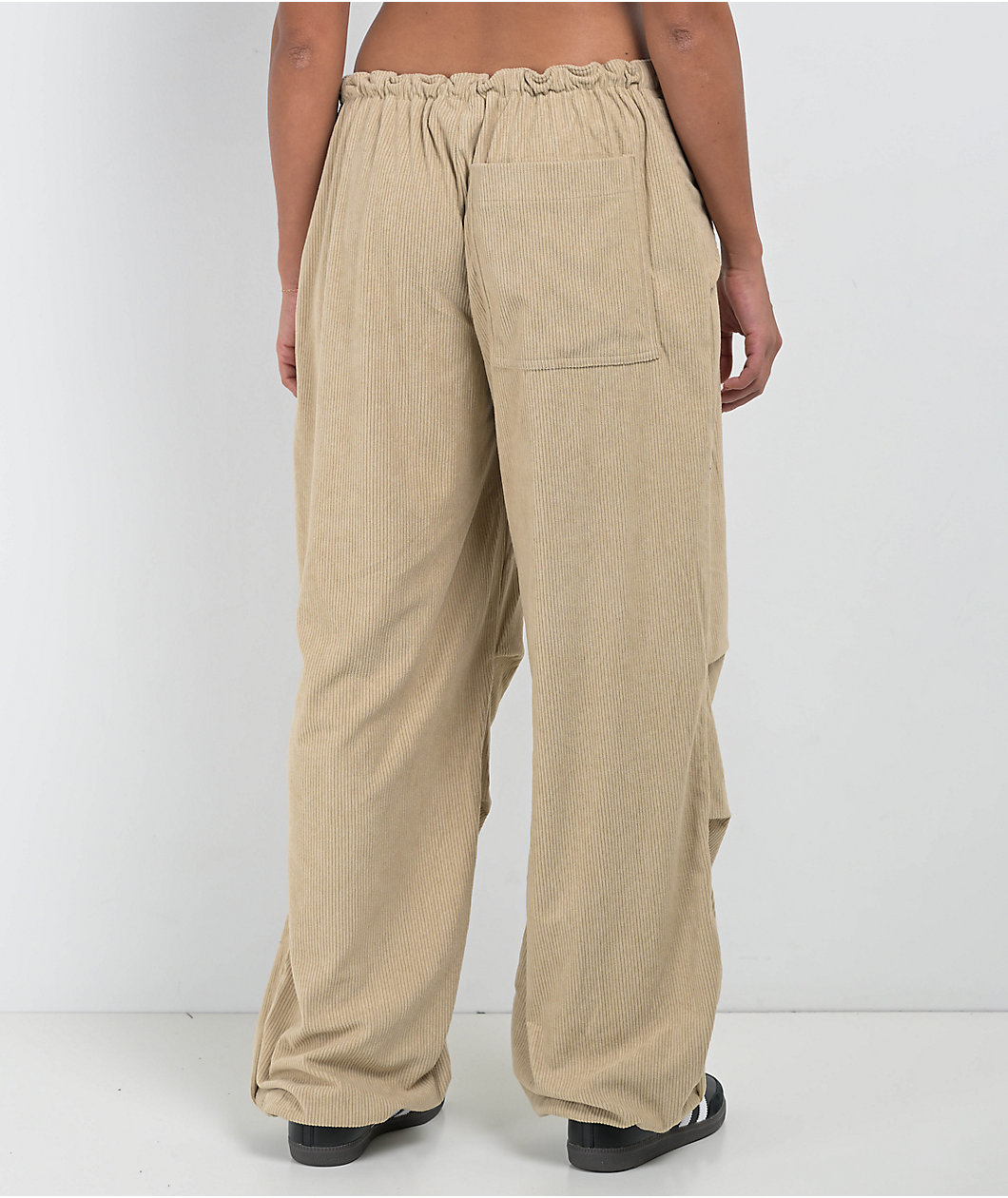 Daisy Street Natural Wide Leg Corduroy Pants