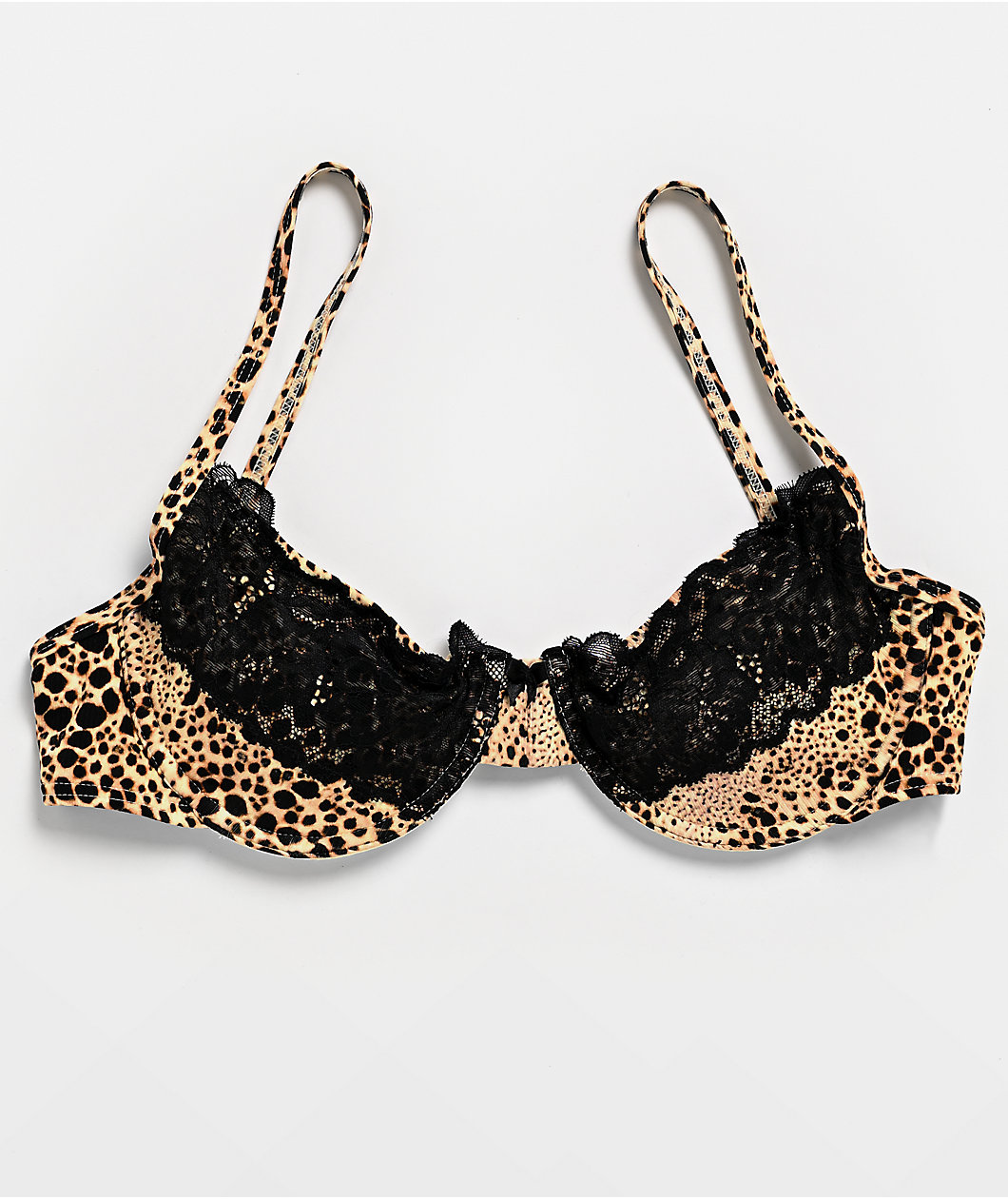 Damsel Amy Leopard Brown Underwire Bikini Top