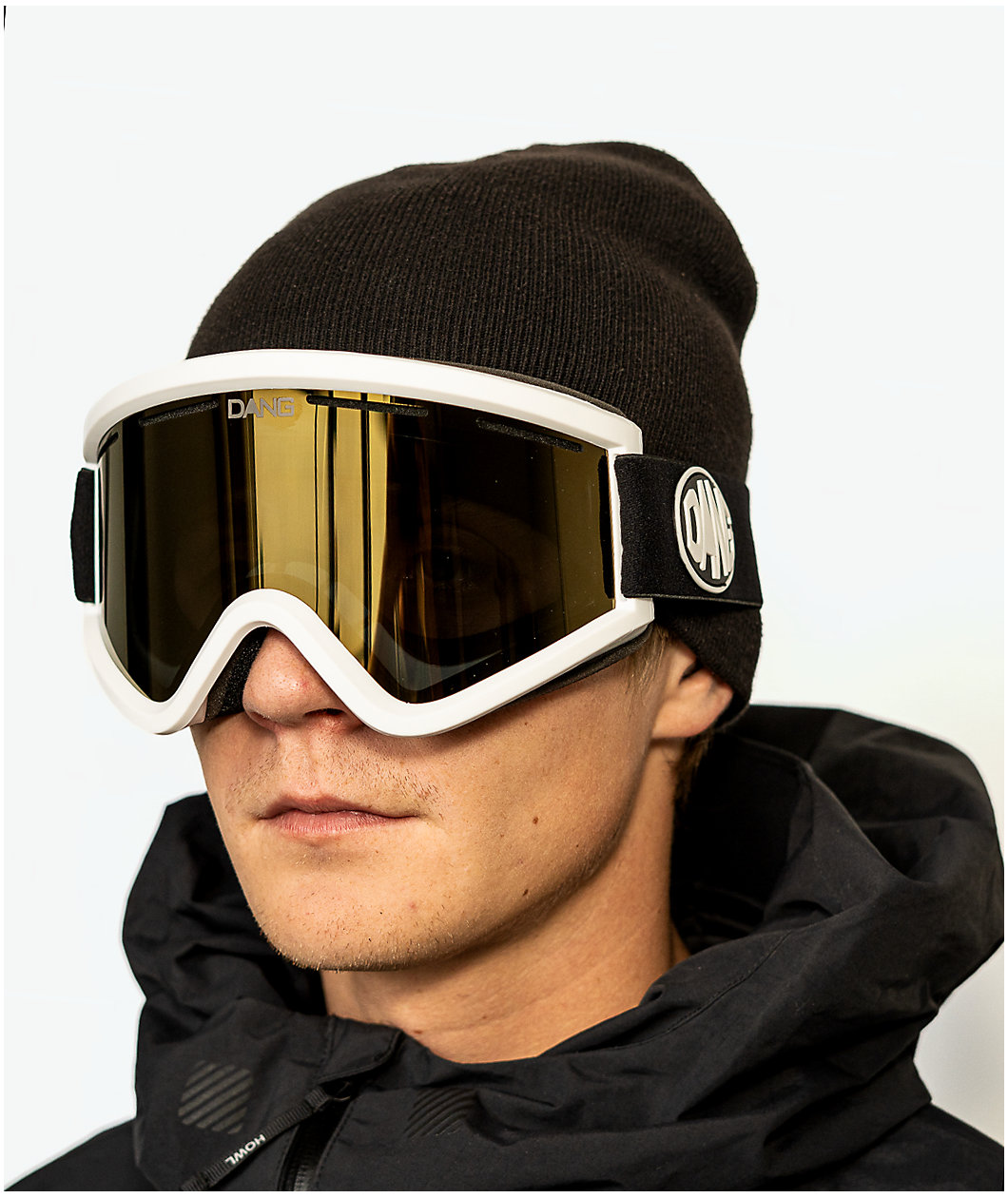 Dang OG Signature Team White & Black Snowboard Goggles