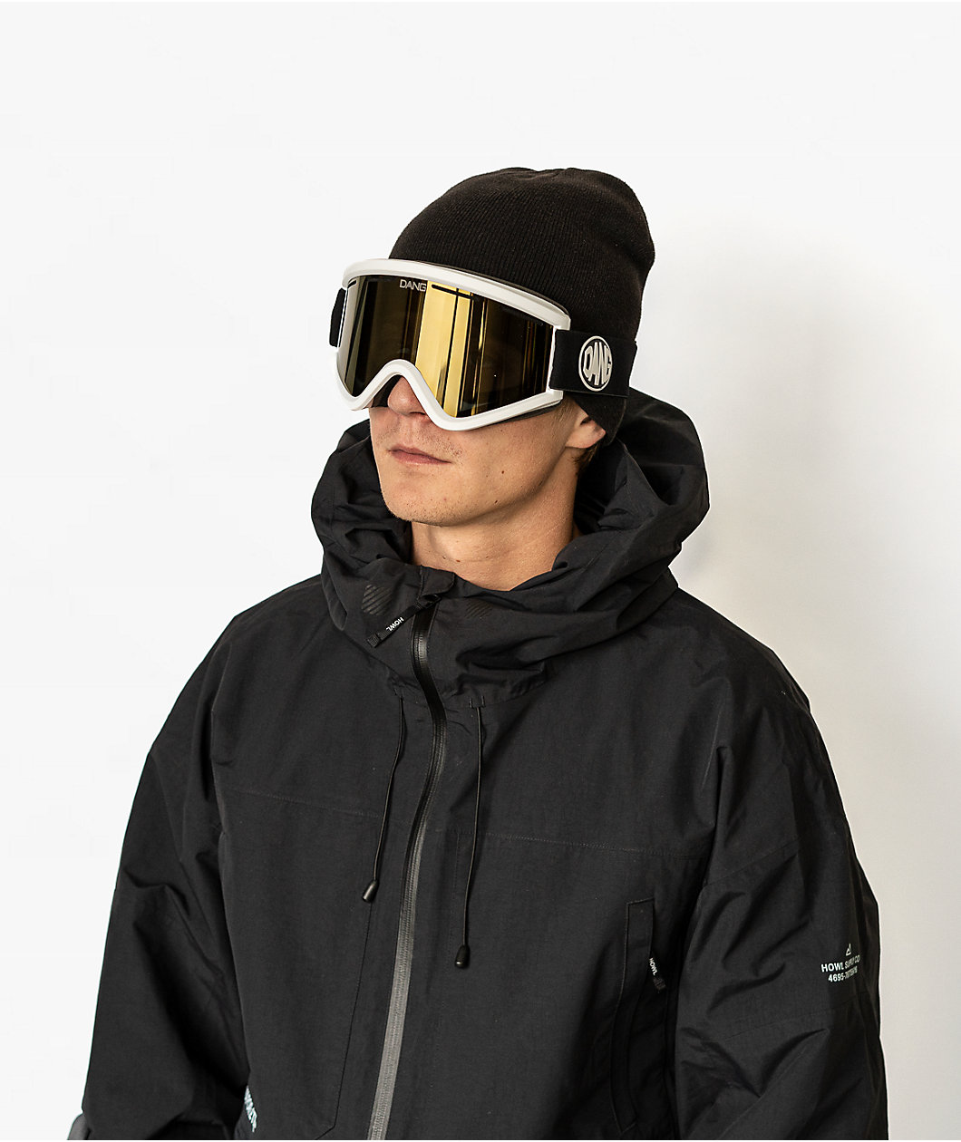 Dang OG Signature Team White & Black Snowboard Goggles