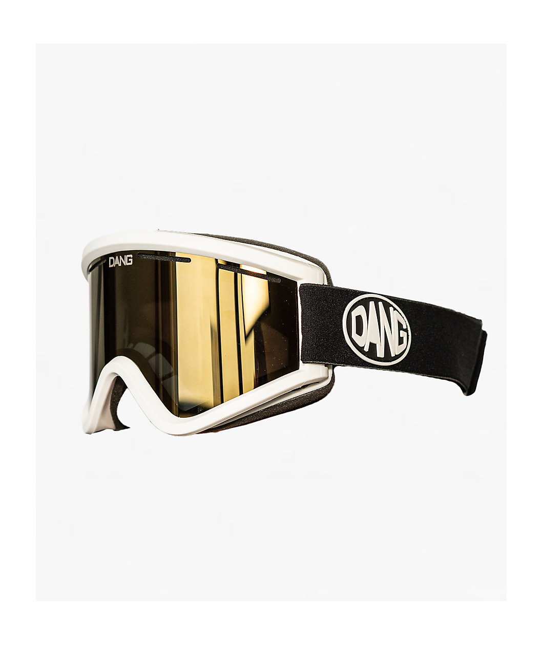Dang OG Signature Team White & Black Snowboard Goggles