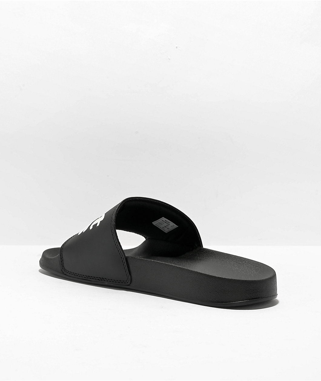Danny Duncan I Heart Hot Moms Black Slide Sandals