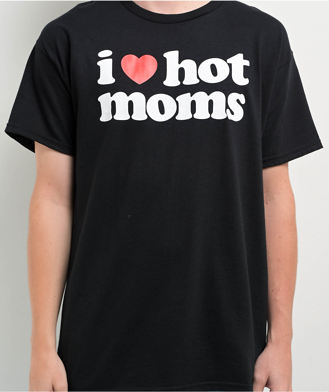 Danny Duncan I Heart Hot Moms Black T-Shirt