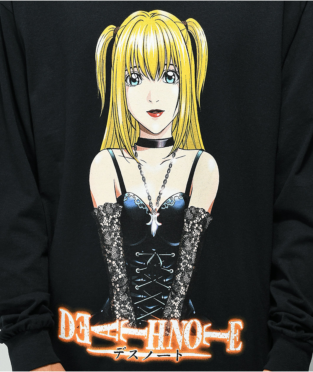 Death Note Misa Black Long Sleeve T-Shirt