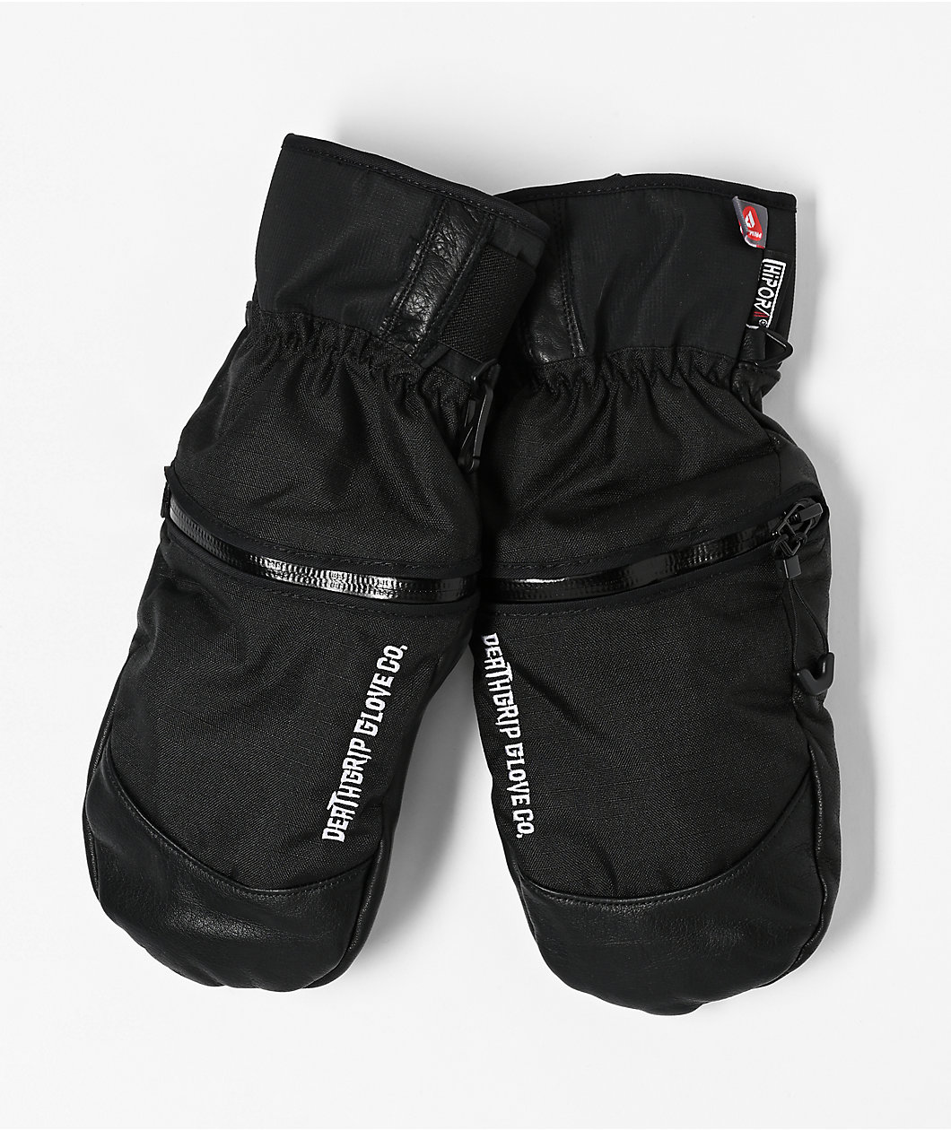 Deathgrip Werewolf Black Snowboard Mittens