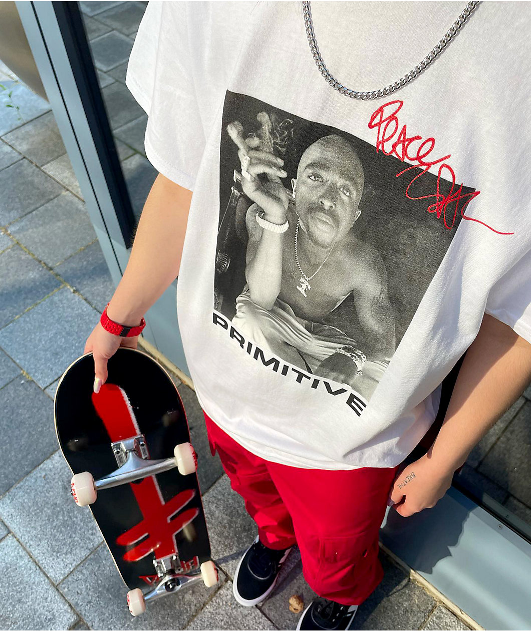 Deathwish Gang Logo 8.0" Black & Red Skateboard Complete