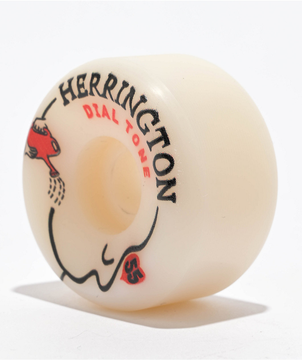 Dial Tone Herrington Kind Mind 55mm 99a White Skateboard Wheels