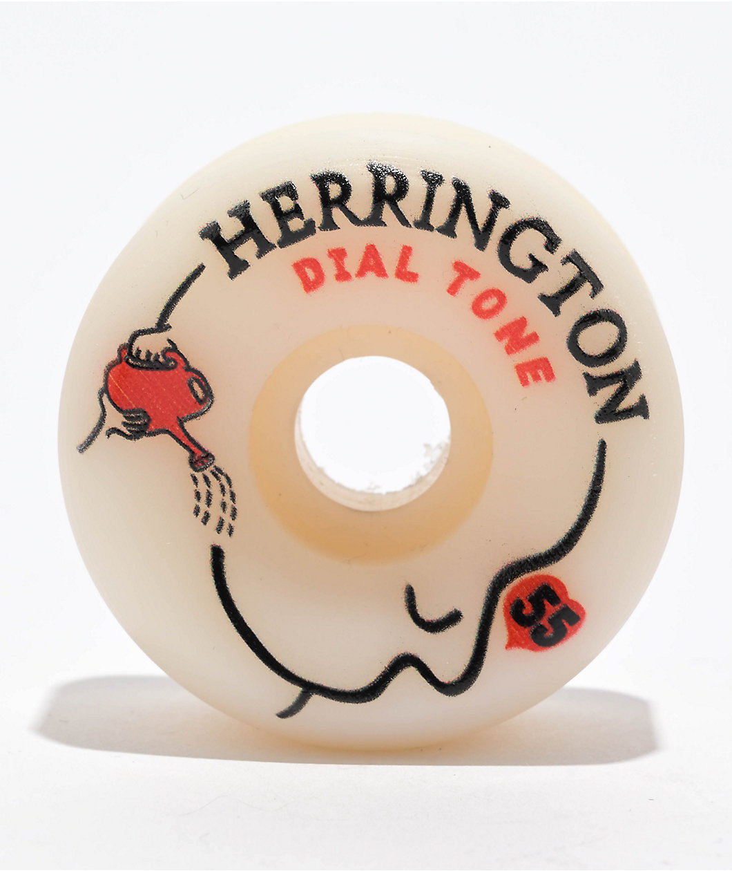 Dial Tone Herrington Kind Mind 55mm 99a White Skateboard Wheels