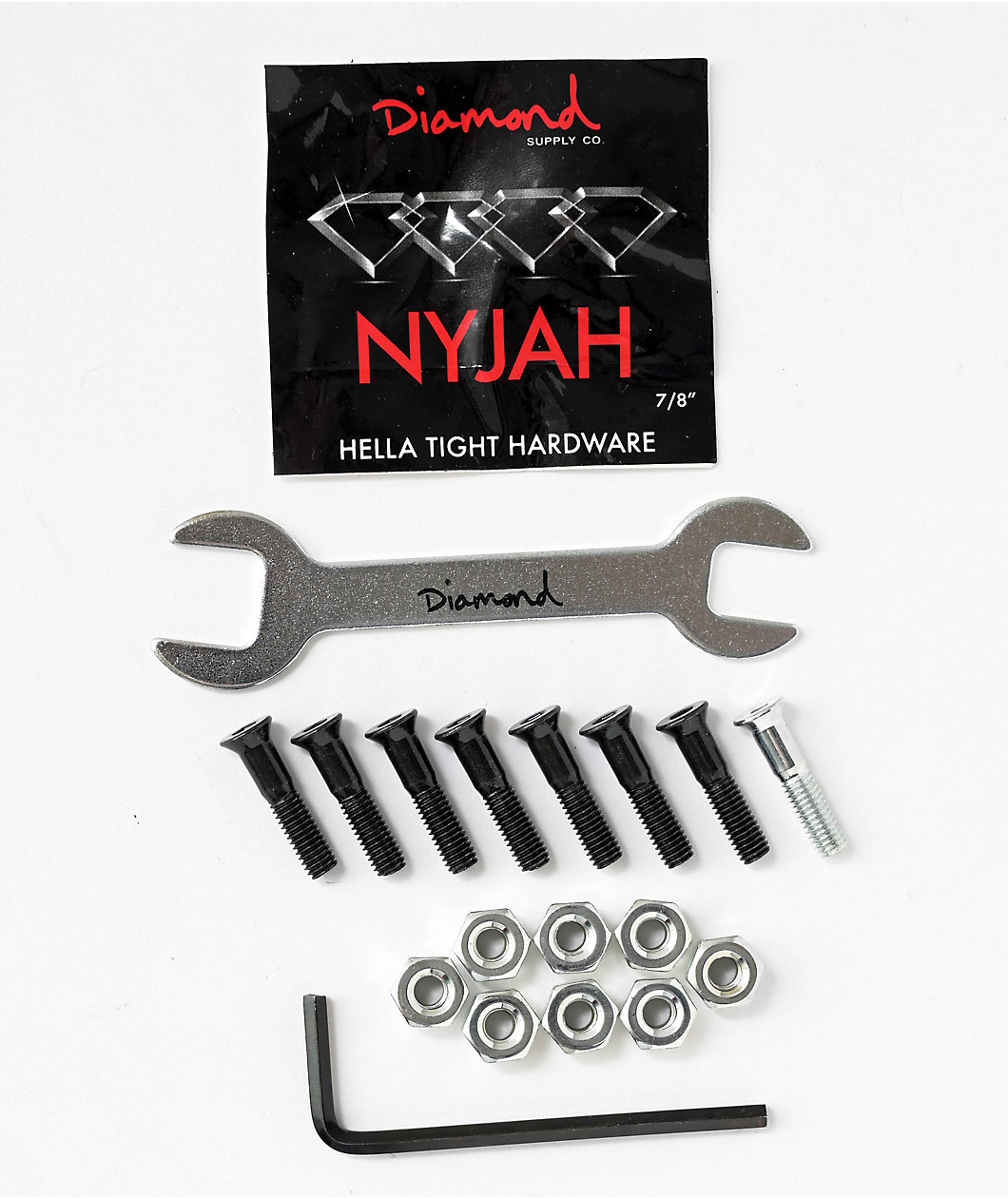 Diamond Supply Co. Nyjah .875"  Skateboard Hardware