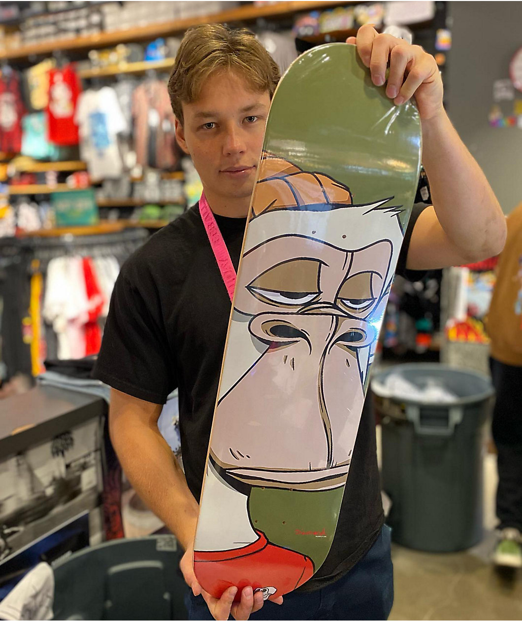 Diamond Supply Co. x Ape Beanie Ape 8.25" Skateboard Deck
