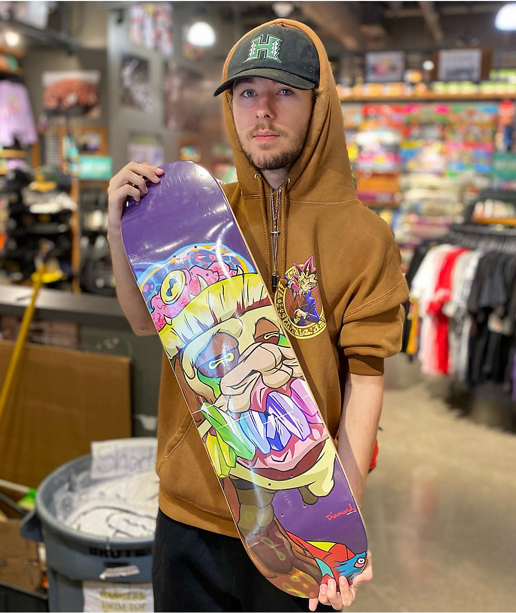 Diamond Supply Co. x Ape Mutant Diamond Ape 8.25" Skateboard Deck