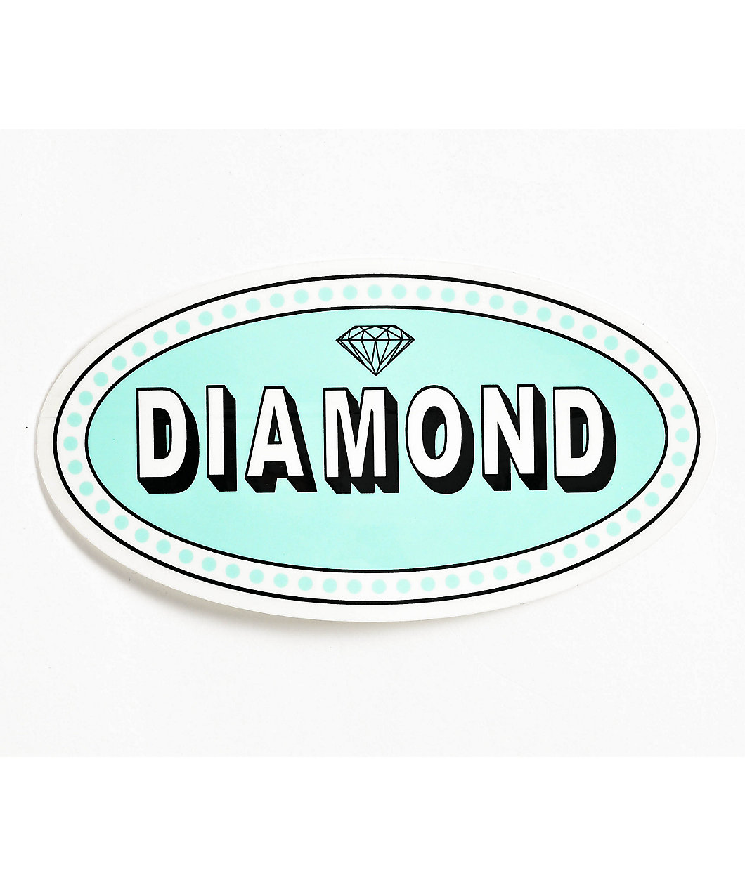 Diamonds Supply Co. Gotti Teal Sticker