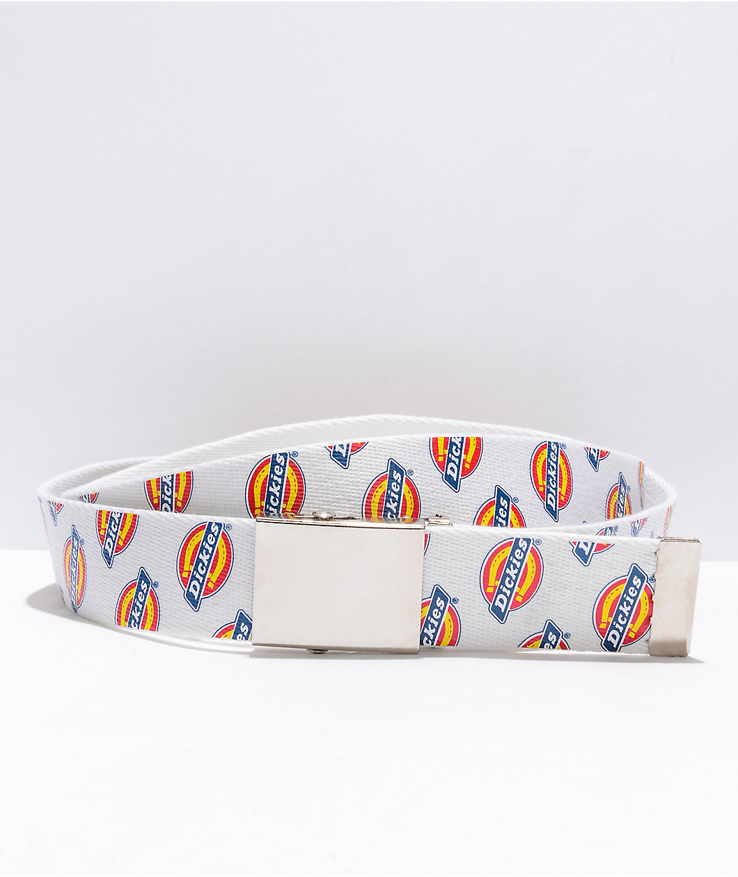 Dickies All Over Print White Web Belt