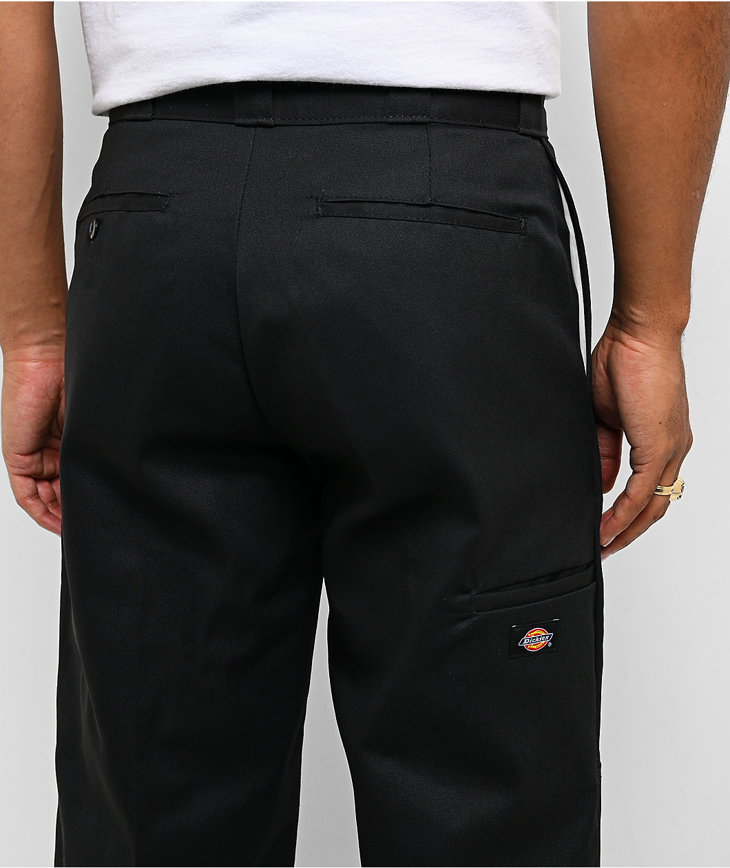 Dickies Double Knee Black 32" Inseam Loose Fit Work Pants