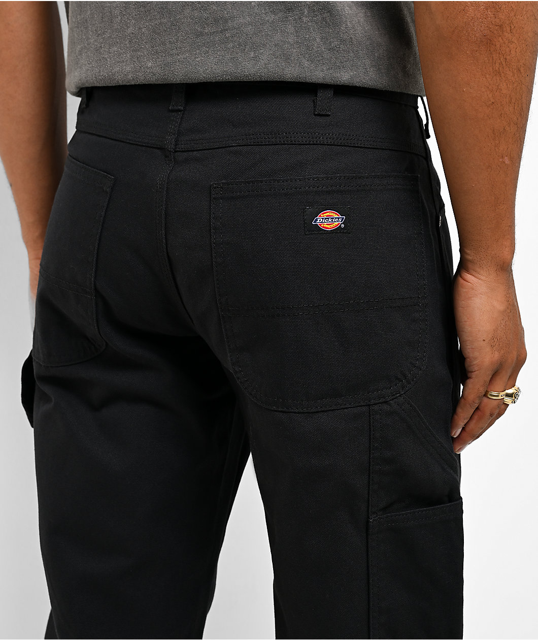 Dickies Duck Canvas Black 32" Inseam Relaxed Fit Carpenter Pants