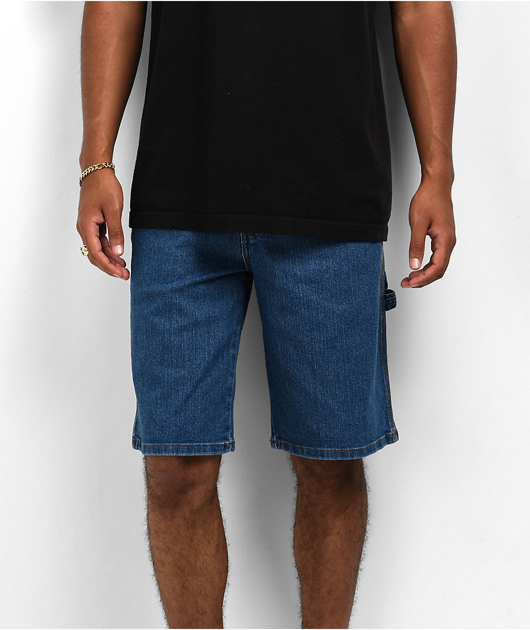 Dickies FLEX Active Waist Blue Denim Carpenter Shorts