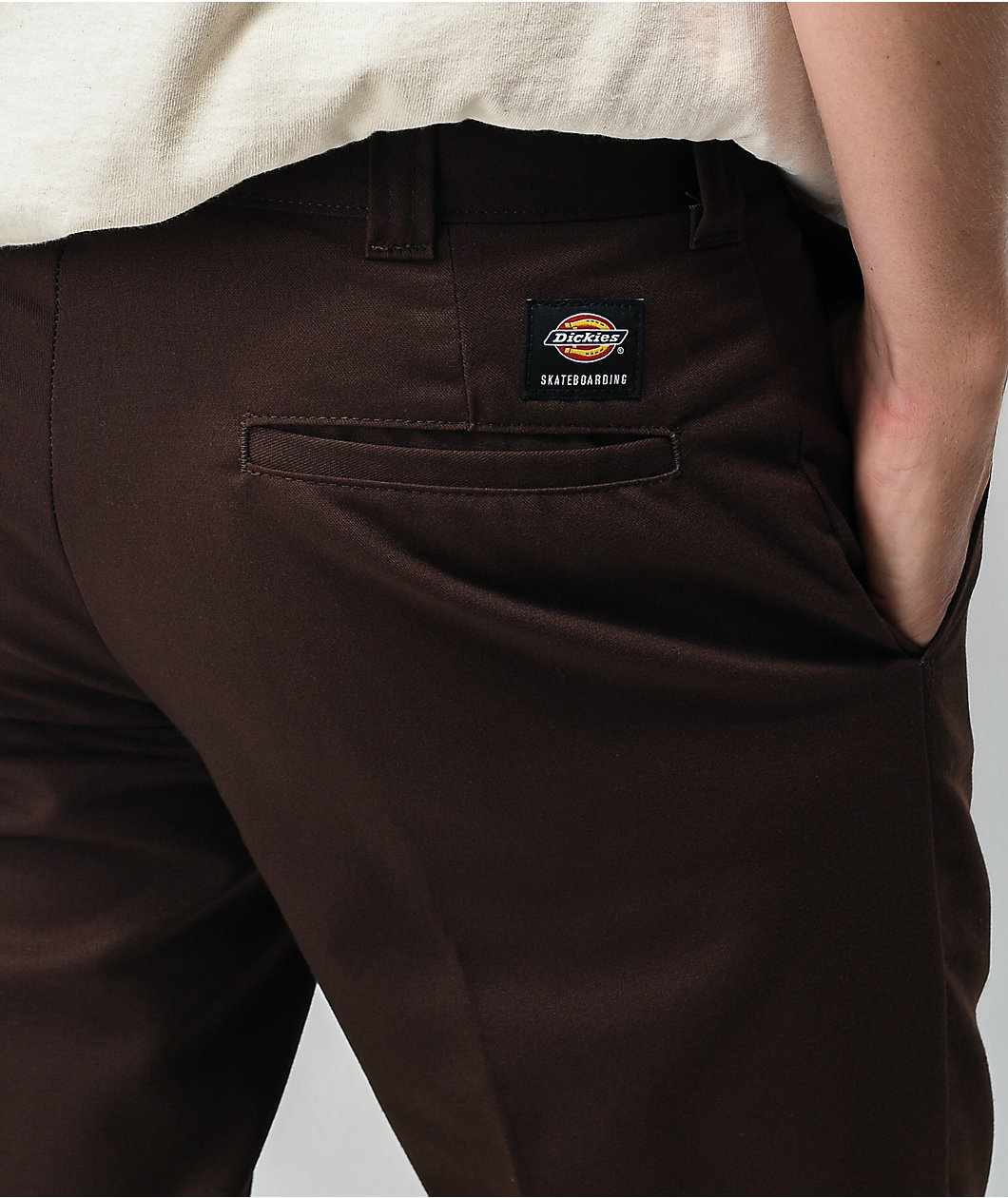 Dickies Skate Slim Chocolate Chino Pants